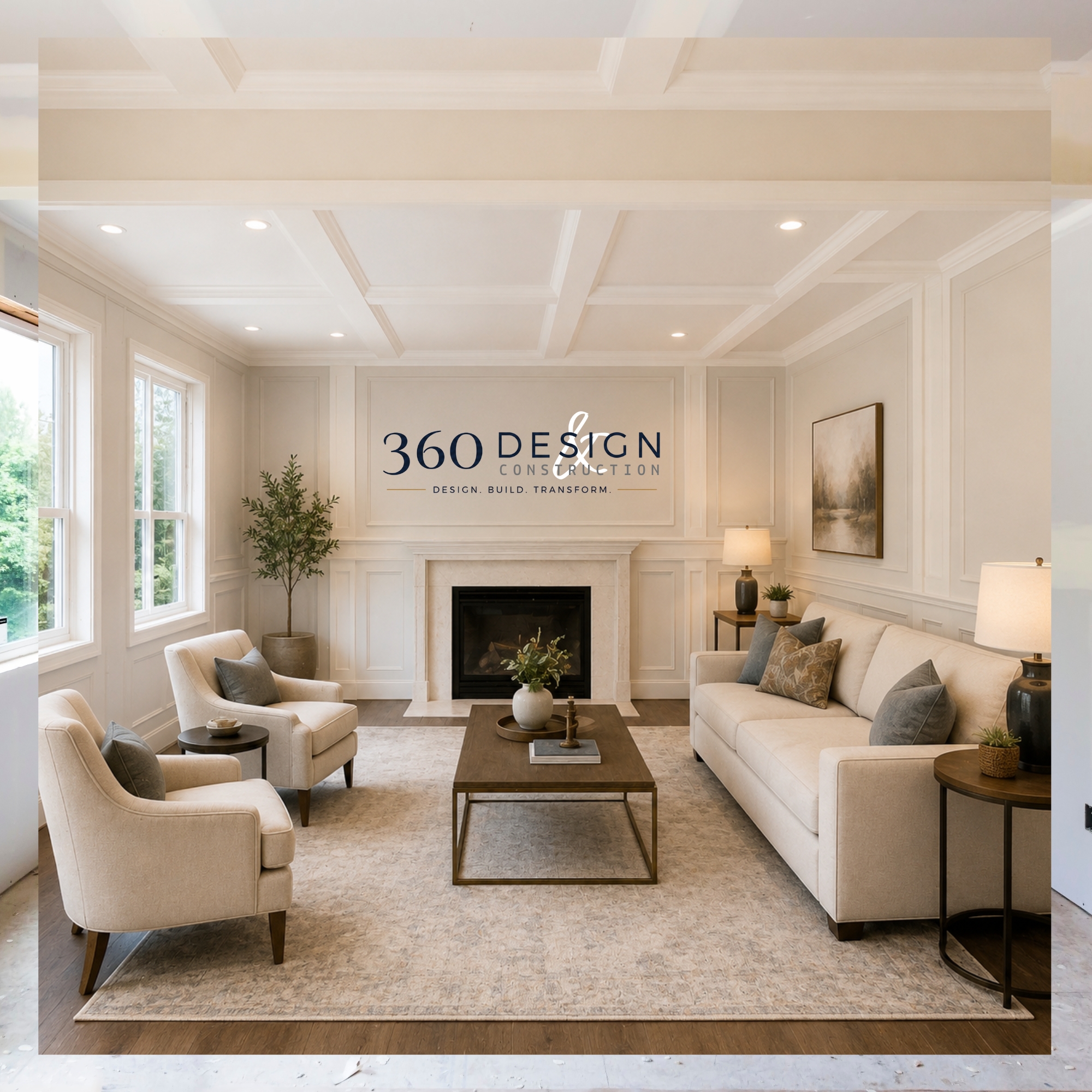 360 Design & Construction — finished space